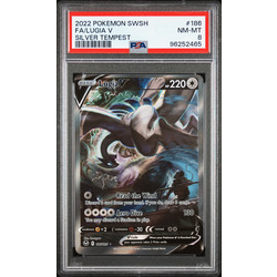 Lugia V Silver Tempest #186 PSA 8