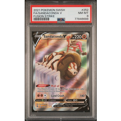 Sandaconda V Fusion Strike #252 PSA 8