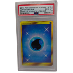 Water Energy Crimson Invasion #124 PSA 10