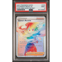 Zinnia's Resolve Evolving Skies #225 PSA 9